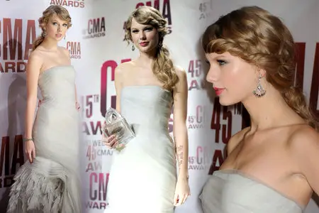 Taylor Swift - 45th Annual CMA Awards Show in Nashville November 9, 2011