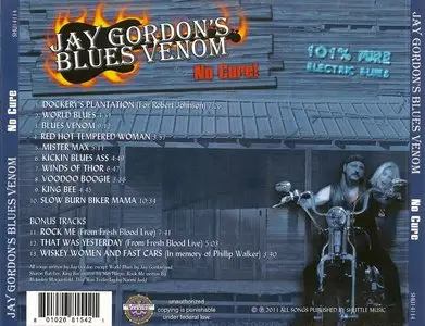 Jay Gordon's Blues Venom -  No Cure (2011)