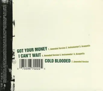Ol' Dirty Bastard featuring Kelis - Got Your Money (US CD5) (2000) {Elektra}