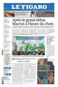 Le Figaro du Samedi 13 et Dimanche 14 Avril 2019