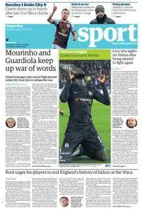 The Guardian Sports supplement  13 December 2017