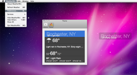 WeatherMin v1.1.4 Ma OS X