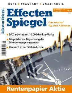 Effecten Spiegel - 21 April 2016