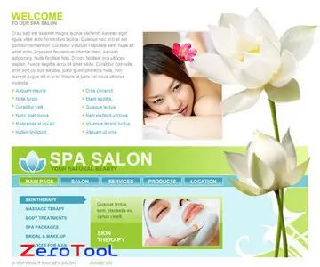 FlashMint 2018 Spa salon flash template