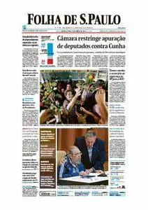 Folha de São Paulo - 20 de abril de 2016 - Quarta