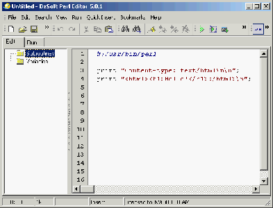 DzSoft Perl Editor ver.5.8.14