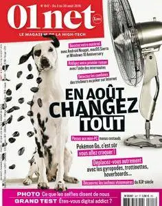01Net - 3 au 30 Août 2016