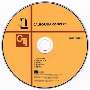 CTI All-Stars - California Concert - The Hollywood Palladium (1972) (Remastered 2010)