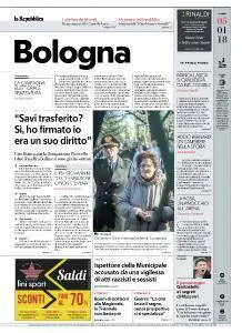 la Repubblica Bologna - 5 Gennaio 2018