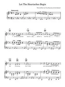Let The Heartaches Begin - Long John Baldry (Piano-Vocal-Guitar (Piano Accompaniment))
