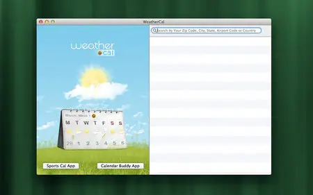 Weather Cal v1.03 Mac OS X