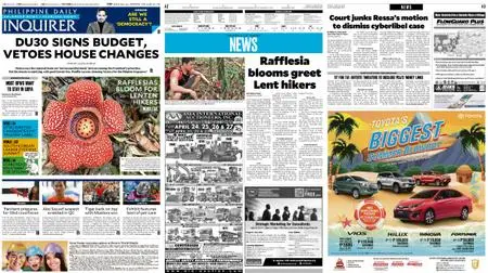 Philippine Daily Inquirer – April 16, 2019