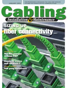 Cabling Installation & Maintenance - January 2016