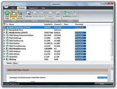 UpdateStar 4.5 Build 950 Multilang Portable