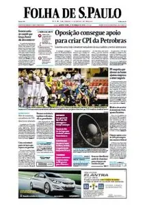 Folha de São Paulo - 27 de março de 2014 - Quinta