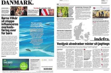 Danmark – 26. september 2019