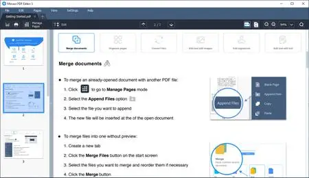 Movavi PDF Editor 3.2.0 (x64) Multilingual Portable