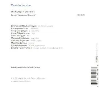 The Gurdjieff Ensemble, Levon Eskenian - Komitas (2015) {ECM}