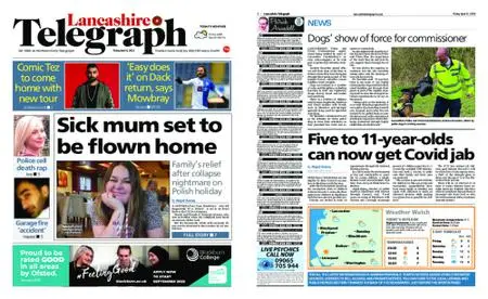 Lancashire Telegraph (Burnley, Pendle, Rossendale) – April 08, 2022