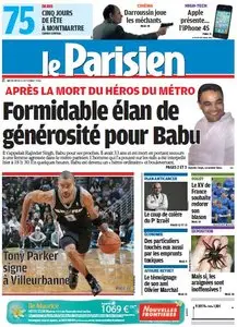 Le Parisien & Le Journal de Paris du Mercredi 5 Octobre 2011