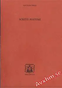 Scritti Postumi