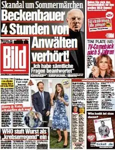 Bild Zeitung - 27 Oktober 2015