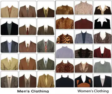 130 Templates Men's & Women's Clothing