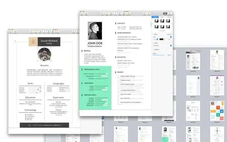 Resume and CV Expert Templates for Pages v3.0 Retail