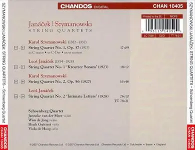 Schoenberg Quartet - Janáček, Szymanowski: String Quartets (2007)