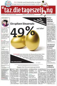 Tageszeitung TAZ vom 12 Juni 2012