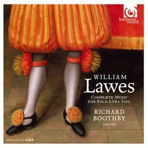 William Lawes (1602-1645) - Richard Boothby - Complete Music for Solo Lyra Viol (2016) {Harmonia Mundi Digital Downloads}