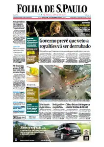 Jornal Folha de São Paulo - 14 de dezembro de 2012 - Sexta