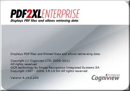 Cogniview PDF2XL Enterprise 4.14.8.261