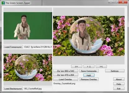 Green Screen Zipper 2.6