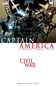 Marvel-Civil War Captain America 2011 Hybrid Comic eBook