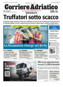 Corriere Adriatico Macerata - 24 Marzo 2024