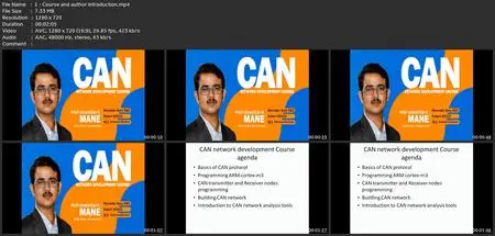 Can Network Development Course Using Arm Cortex M3