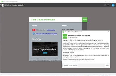 iTwin Capture Modeler 2024 Update 1 (24.1.0.560) Desktop Edition