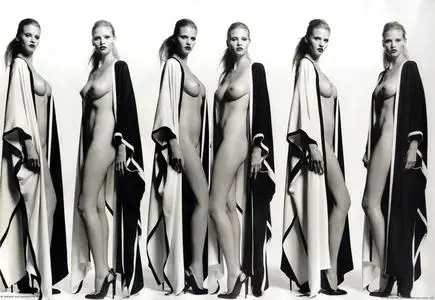 Lara Stone by David Bailey for i-D Magazine Fall 2011