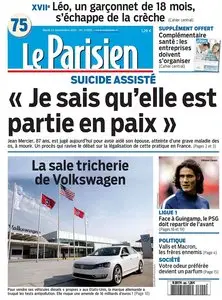 Le Parisien du Mardi 22 Septembre 2015