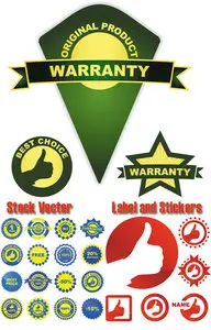 Stock Vector - Lable and Stickers