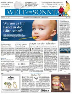 Die Welt am Sonntag 09 August 2015