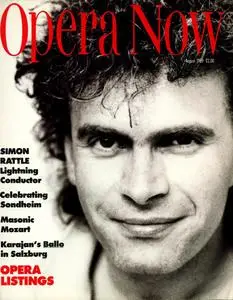 Opera Now - August 1989