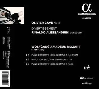 Olivier Cavé, Divertissement, Rinaldo Alessandrini - Mozart: Piano Concertos K. 415, 175 & 503 (2016)