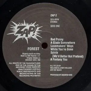 Forest - Forest (Harvest 1969) 24-bit/96kHz Vinyl Rip