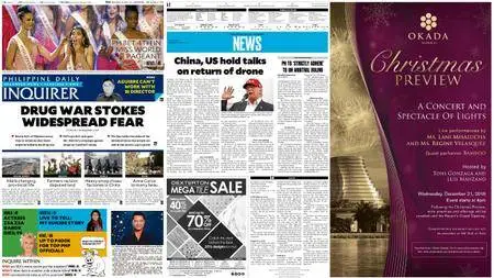 Philippine Daily Inquirer – December 20, 2016