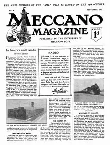 The Meccano Magazine - No.26 September 1922