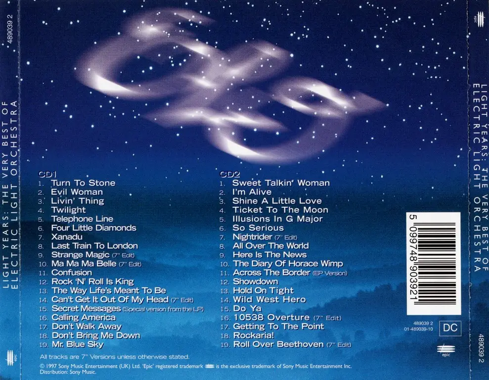 Electric Light Orchestra Light Years The Very Best Of Electric Light Orchestra 1997 Avaxhome 