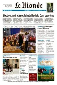 Le Monde du Dimanche 20 et Lundi 21 Septembre 2020