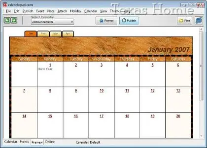 Web Calendar Pad 2010.0.8